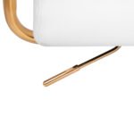 Kosmetikstuhl QS-OF211G gold weiß – Bild 6