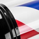 Beleuchtete Deckenleuchte für Friseursalon BB-02, schwarz, groß – Bild 4