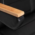 Sillon Lux 273b elektrischer Kosmetikstuhl, 3 Motoren, mit Hocker, Farbe: 304, Schwarz – Bild 10