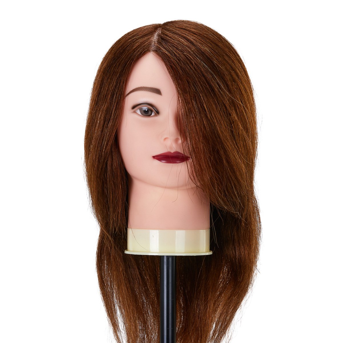 148399_01_2112 Gabbiano WZ1 Friseur-Übungskopf, Naturhaar, 30 cm, Farbe 4H – Bild 1
