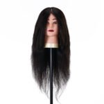 Gabbiano WZ1 Friseur-Übungskopf, Naturhaar, 42 cm, Farbe 1H – Bild 2