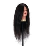 Gabbiano WZ1 Friseur-Übungskopf, Naturhaar, 42 cm, Farbe 1H – Bild 3