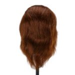 Gabbiano WZ3 Herren-Trainingsfriseurkopf, Naturhaar, 20 cm, Farbe 4H – Bild 3