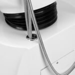 Gabbiano Porto Friseurwaschstation schwarz und silber – Bild 12