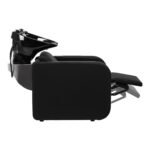 Gabbiano Sylvia elektrischer Friseurwaschtisch mit Fußstütze, schwarz – Bild 3