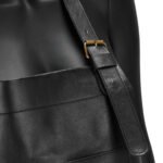 Friseurschürze K-508, schwarzes Öko-Leder – Bild 2