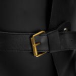 Friseurschürze K-508, schwarzes Öko-Leder – Bild 5