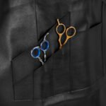 Friseurschürze K-508, schwarzes Öko-Leder – Bild 6