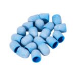 Exo blaue mittlere Schleifkappe 10 mm / 80 20 Stück Mittlere Kappe