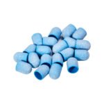Exo blaue mittlere Schleifkappe 10 mm / 150 20 Stück Mittlere Kappe