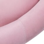 4Rico QS-BL12B Drehsessel aus Samt in Rosa – Bild 6