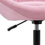 4Rico QS-BL12B Drehsessel aus Samt in Rosa – Bild 8