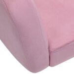 4Rico QS-BL14G Drehsessel aus Samt in Rosa – Bild 6