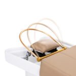 Friseurwaschplatz mit Liege Head Spa Gabbiano 017 beige – Bild 7