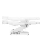 Sillon Luxus-Kosmetikstuhl, elektrisch, 3 Motoren, Fußsteuerung, weiß – Bild 7