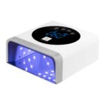 OCHO NAILS X22 72W kabellose UV-LED-Lampe, weiß mit verspiegeltem Boden