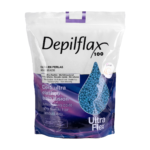 Depilflax 100 flexibles, niedrigschmelzendes Perlglanz-Enthaarungswachs Ultraflex blau 1000 g