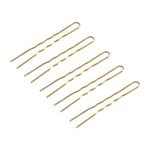 Haarknoten E-57, 120 Stück, 5,6 cm, goldfarben