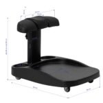 Azzurro Duschwannenwagen, schwarz – Bild 10