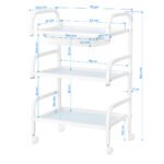 Basic 121 weißer Kosmetiktisch – Bild 7