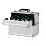 Kosmetikkoffer SC 44 silber – Bild 9