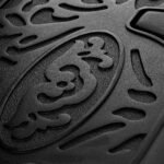 Gabbiano President brauner Friseurstuhl mit schwarzem Gestell – Bild 12