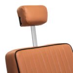 Gabbiano Visionerio hellbrauner Friseurstuhl mit schwarzem Gestell – Bild 11