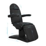 Sillon Eclipse elektrischer Kosmetikstuhl, 3 Motoren, schwarz – Bild 10