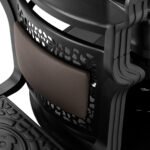 Gabbiano Niccolo Friseurstuhl, braun, glatt (ohne Knöpfe) – Bild 11