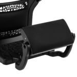 Gabbiano Niccolo Friseurstuhl, schwarz, mit schwarzem Gestell – Bild 6