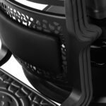 Gabbiano Niccolo Friseurstuhl, schwarz, mit schwarzem Gestell – Bild 11