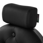 Gabbiano Niccolo Friseurstuhl, schwarz, mit schwarzem Gestell – Bild 13