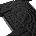 Gabbiano Niccolo Friseurstuhl, schwarz, mit schwarzem Gestell – Bild 14