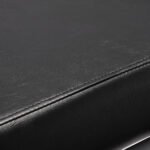 Gabbiano Porto Friseurstuhl, schwarz mit grauem Gestell. – Bild 6