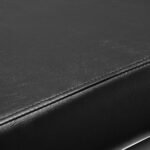 Gabbiano Porto Friseurstuhl, weiß mit schwarzem Gestell. – Bild 7