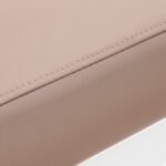 Gabbiano Porto Friseurstuhl in Beige mit weißem Gestell – Bild 5