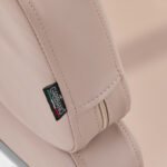 Gabbiano Porto Friseurstuhl in Beige mit weißem Gestell – Bild 7