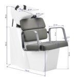 Gabbiano Porto Friseurwaschplatz, grau-grau – Bild 11