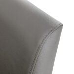 Gabbiano Lucca Friseurstuhl, grau, mit schwarzem Gestell – Bild 5