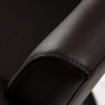 Gabbiano Lucca Friseurstuhl, braun, mit schwarzem Gestell – Bild 9