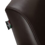 Gabbiano Lucca Friseurstuhl, braun, mit schwarzem Gestell – Bild 11