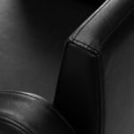 Gabbiano Sevilla Friseurstuhl, schwarz, mit schwarzem Gestell – Bild 7