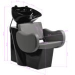 Gabbiano Sevilla Friseurwaschstation, grau – Bild 10