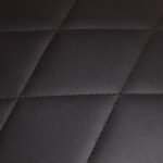 Hair System BM88066B brauner Friseurstuhl auf schwarzem Gestell – Bild 9