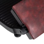 Hair System BM88066B burgunderroter Friseurstuhl auf schwarzem Gestell – Bild 13