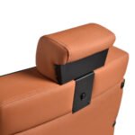 Gabbiano Levi brauner Friseurstuhl (glatte Oberfläche) – Bild 6