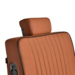 Gabbiano Levi brauner Friseurstuhl (glatte Oberfläche) – Bild 10