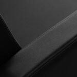 Gabbiano Elda Friseurstuhl, schwarz, mit schwarzem Gestell – Bild 7