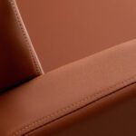 Gabbiano Elda Friseurstuhl, braun, mit schwarzem Gestell – Bild 5