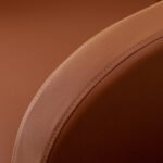 Gabbiano Elda Friseurstuhl, braun, mit schwarzem Gestell – Bild 7